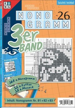 Nonogramm 3er-Band Nr. 26 - Conceptis Puzzles