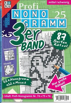 Profi-Nonogramm 3er-Band Nr. 25 - Conceptis Puzzles