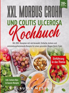 XXL Morbus Crohn und Colitis Ulcerosa Kochbuch - Messner, Claudia