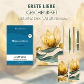 Erste Liebe Geschenkset (Hardcover mit Audio-Online) + Eleganz der Natur Schreibset Premium, m. 1 Beilage, m. 1 Buch