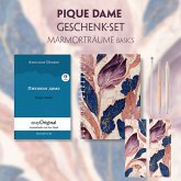 Pique Dame Geschenkset (Buch mit Audio-Online) + Marmorträume Schreibset Basics, m. 1 Beilage, m. 1 Buch
