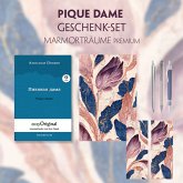 Pique Dame Geschenkset (Buch mit Audio-Online) + Marmorträume Schreibset Premium, m. 1 Beilage, m. 1 Buch