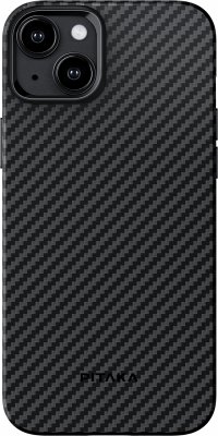 Pitaka MagEZ Case Pro 4 1500D for iPhone 15 Black/Grey Twill