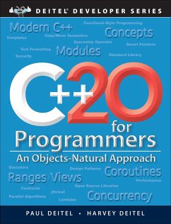 C++20 for Programmers (eBook, ePUB) - Deitel, Paul; Deitel, Harvey