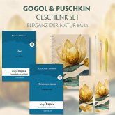 Gogol & Puschkin Geschenkset - 2 Bücher (mit Audio-Online) + Eleganz der Natur Schreibset Basics, m. 2 Beilage, m. 2 Buc
