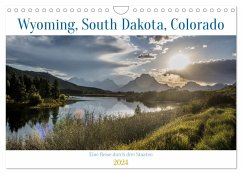 Wyoming, South Dakota Colorado (Wandkalender 2024 DIN A4 quer), CALVENDO Monatskalender