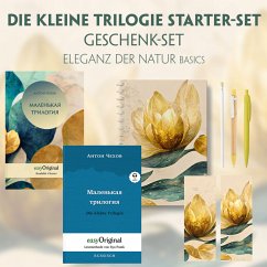 Die Kleine Trilogie Starter-Paket Geschenkset - 2 Bücher (mit Audio-Online) + Eleganz der Natur Schreibset Basics, m. 2 - Tschechow, Anton Pawlowitsch