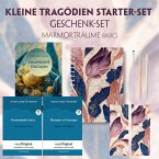 Kleine Tragödien Starter-Paket Geschenkset - 3 Bücher (mit Audio-Online) + Marmorträume Schreibset Basics, m. 3 Beilage,