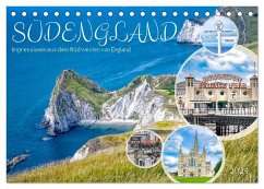 Südengland - Impressionen aus dem Südwesten von England (Tischkalender 2024 DIN A5 quer), CALVENDO Monatskalender