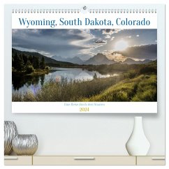 Wyoming, South Dakota Colorado (hochwertiger Premium Wandkalender 2024 DIN A2 quer), Kunstdruck in Hochglanz