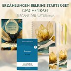 Erzählungen Belkins Starter-Paket Geschenkset - 2 Bücher (mit Audio-Online) + Eleganz der Natur Schreibset Basics, m. 2 Beilage, m. 2 Buch