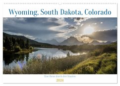 Wyoming, South Dakota Colorado (Wandkalender 2024 DIN A2 quer), CALVENDO Monatskalender