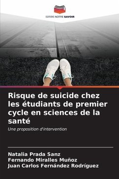 Risque de suicide chez les étudiants de premier cycle en sciences de la santé - Prada Sanz, Natalia;Miralles Muñoz, Fernando;Fernández Rodríguez, Juan Carlos