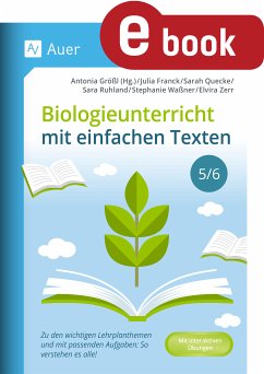 Biologieunterricht mit einfachen Texten 5-6 (eBook, PDF) - Franck; Quecke; Ruhland; Waßner; Zerr