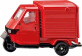 SIKU 1583 - Piaggio Ape 50, Metall/Kunststoff, rot