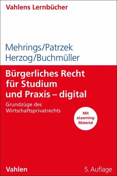 Bürgerliches Recht für Studium und Praxis - digital (eBook, PDF) - Mehrings, Jos; Buchmüller, Christoph; Patrzek, Katrin; Herzog, Rainer