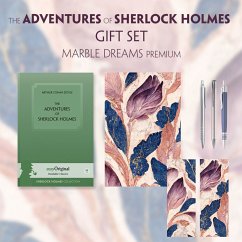 The Adventures of Sherlock Holmes (with audio-online) Readable Classics Geschenkset + Marmorträume Schreibset Premium, m - Doyle, Arthur Conan