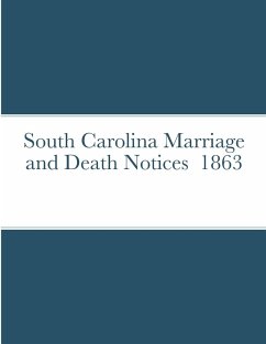 South Carolina Marriage and Death Notices 1863 - Munson, Baron