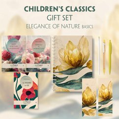 Children's Classics Books-Set (with audio-online) Readable Classics Geschenkset + Eleganz der Natur Schreibset Basics, m - Carroll, Lewis;Baum, L. Frank