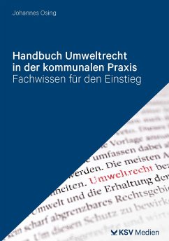Handbuch Umweltrecht in der kommunalen Praxis - Osing, Johannes
