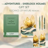 The Adventures of Sherlock Holmes (with audio-online) Readable Classics Geschenkset + Eleganz der Natur Schreibset Premi