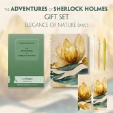 The Adventures of Sherlock Holmes (with audio-online) Readable Classics Geschenkset + Eleganz der Natur Schreibset Basic