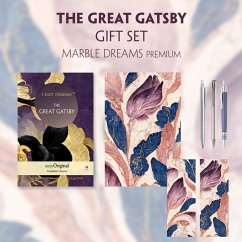 The Great Gatsby (with audio-online) Readable Classics Geschenkset + Marmorträume Schreibset Premium, m. 1 Beilage, m. 1 - Fitzgerald, F. Scott