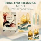 Pride and Prejudice (with audio-online) Readable Classics Geschenkset + Eleganz der Natur Schreibset Premium, m. 1 Beila