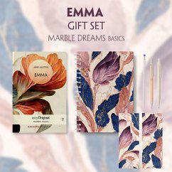 Emma (with audio-online) Readable Classics Geschenkset + Marmorträume Schreibset Basics, m. 1 Beilage, m. 1 Buch - Austen, Jane