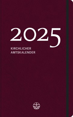 Kirchlicher Amtskalender 2025 - rot