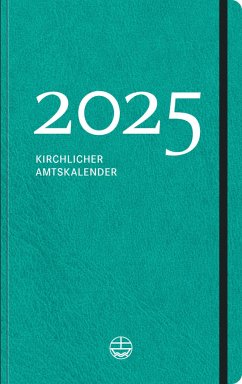 Kirchlicher Amtskalender 2025 - petrol - Jörg Neijenhuis