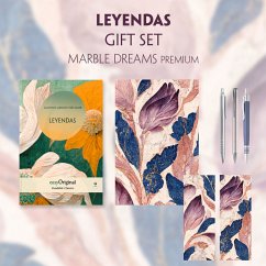 Leyendas (with audio-online) Readable Classics Geschenkset + Marmorträume Schreibset Premium, m. 1 Beilage, m. 1 Buch - Bécquer, Gustavo Adolfo