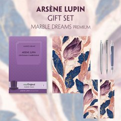 Arsène Lupin, gentleman-cambrioleur (with audio-online) Readable Classics Geschenkset + Marmorträume Schreibset Premium, - Leblanc, Maurice