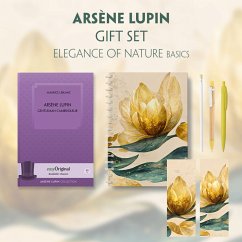 Arsène Lupin, gentleman-cambrioleur (with audio-online) Readable Classics Geschenkset + Eleganz der Natur Schreibset Bas - Leblanc, Maurice