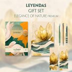 Leyendas (with audio-online) Readable Classics Geschenkset + Eleganz der Natur Schreibset Premium, m. 1 Beilage, m. 1 Bu