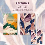 Leyendas (with audio-online) Readable Classics Geschenkset + Marmorträume Schreibset Basics, m. 1 Beilage, m. 1 Buch