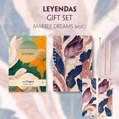 Cover Leyendas (with audio-online) Readable Classics Geschenkset + Marmorträume Schreibset Basics, m. 1 Beilage, m. 1 Buch