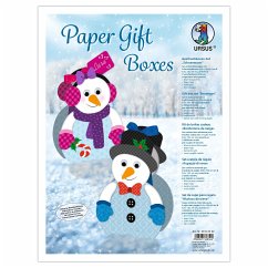 URSUS Geschenktaschen Paper gift boxes, Schneemann, Geschenkboxen Set URSUS Geschenktaschen Paper gift boxes, Schneemann, Geschenkboxen Set