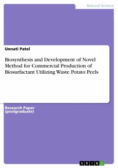 Biosynthesis and Development of Novel Method for Commercial Production of Biosurfactant Utilizing Waste Potato Peels (eBook, PDF)