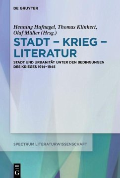 Cover Stadt - Krieg - Literatur (eBook, ePUB)