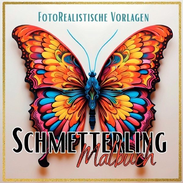 Malbuch Schmetterling 