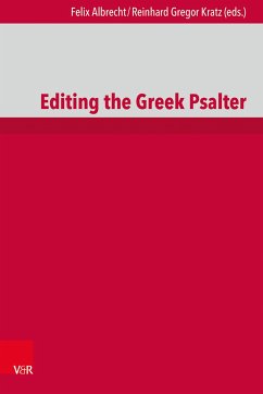 Editing the Greek Psalter