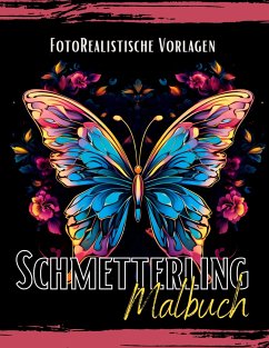 Schmetterling Malbuch ¿Fotorealistisch¿. - Schwarze Malbücher, Lucy´s