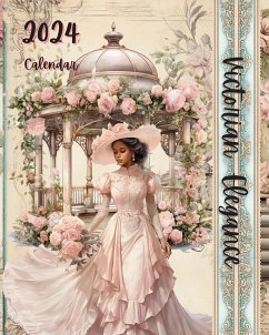 Black Victorian Elegance 2024 Calendar & Planner - Peete, Naomi E.