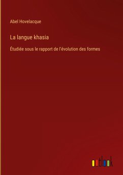 La langue khasia - Hovelacque, Abel