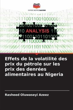 Effets de la volatilité des prix du pétrole sur les prix des denrées alimentaires au Nigeria - Azeez, Rasheed Oluwaseyi