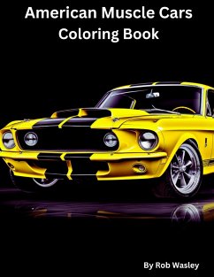 American Muscle Car Coloring Book - Wasley, Rob