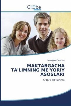 Cover MAKTABGACHA TA'LIMNING ME'YORIY ASOSLARI