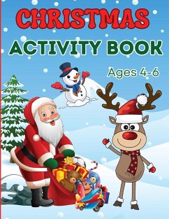 Christmas Activity Book for Kids Ages 4-6 - Designs, Estelle