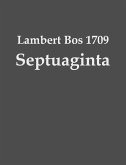 Lambert Bos 1709 Septuaginta